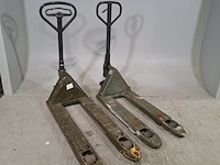 2x palletwagen, crown/jungheinrich