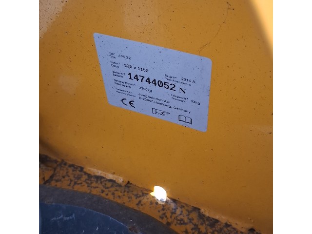 2x palletwagen, jungheinrich, am2200, am22 - afbeelding 8 van  18