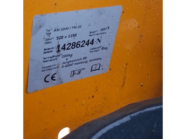 2x palletwagen, jungheinrich - afbeelding 2 van  11