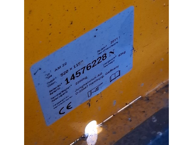 2x palletwagen, jungheinrich - afbeelding 9 van  11