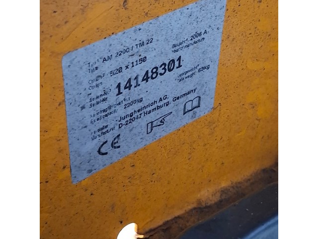 2x palletwagen, jungheinrich - afbeelding 3 van  11