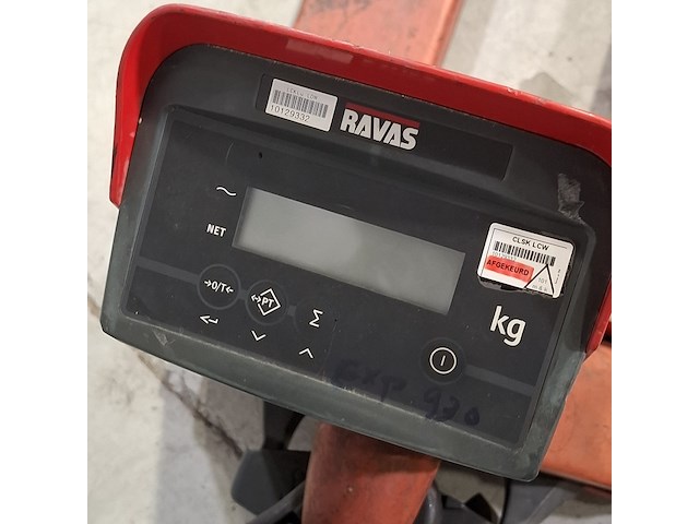 2x palletwagen met weegschaal, ravas, 2100, savar 2100 - afbeelding 2 van  15