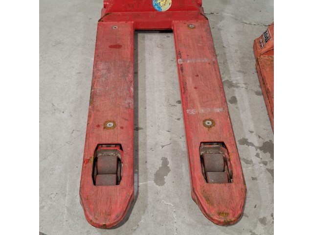 2x palletwagen met weegschaal, ravas, o.a 1100, 2100 - afbeelding 8 van  15