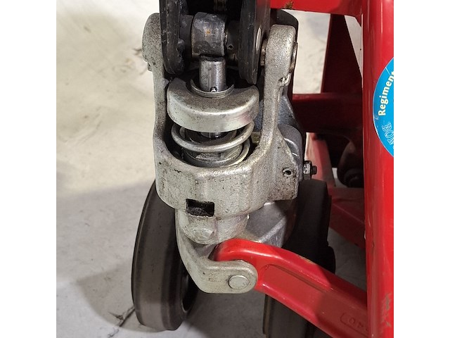 2x palletwagen met weegschaal, ravas, o.a 1100, 2100 - afbeelding 11 van  15