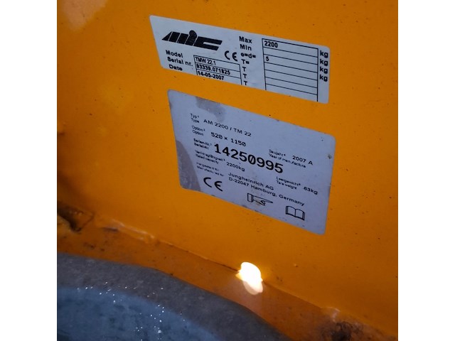 2x palletwagen, o.a. mic, o.a. tm22 - afbeelding 9 van  18
