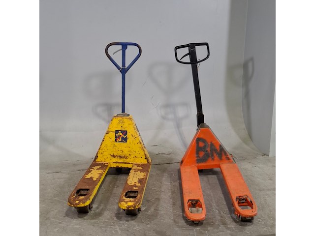 2x palletwagen, stöcklin/bt-lifter - afbeelding 1 van  12