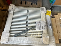 2x paneelradiator 90x90cm brugman, type 11 1166w - afbeelding 1 van  4