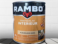 2x pantserlak interieur mat 0,75l rambo, transparant - afbeelding 2 van  2