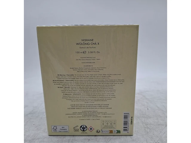 2x parfum, nishane, wulong cha x - afbeelding 3 van  3