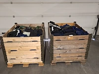 2x partij camouflage kleding en uitrusting, woodland / kpu / kl / falke / profile