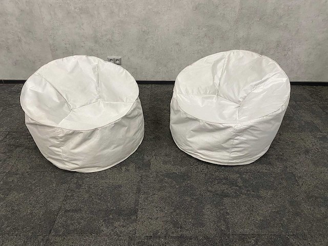 2x pedrali island - zitzak - zilver ø90 - afbeelding 1 van  9