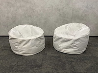 2x pedrali island - zitzak - zilver ø90 - afbeelding 3 van  9