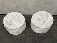 2x pedrali island - zitzak - zilver ø90 - afbeelding 4 van  9