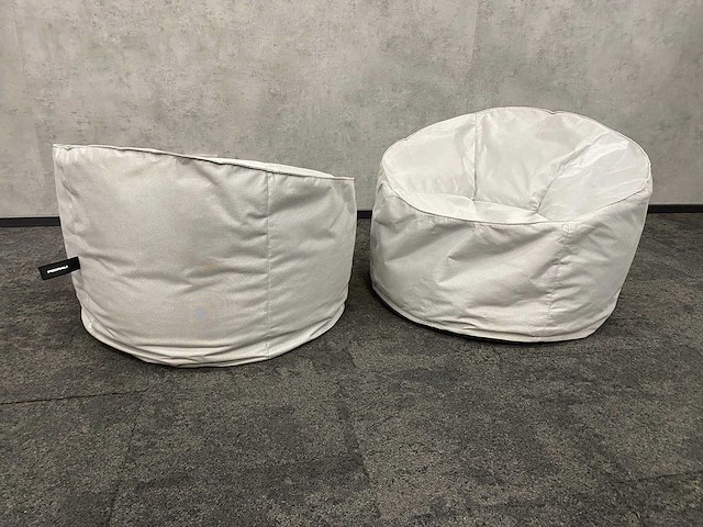 2x pedrali island - zitzak - zilver ø90 - afbeelding 5 van  9