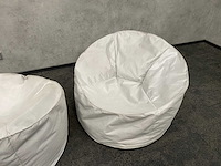 2x pedrali island - zitzak - zilver ø90 - afbeelding 6 van  9