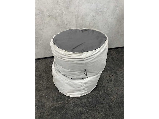 2x pedrali island - zitzak - zilver ø90 - afbeelding 7 van  9