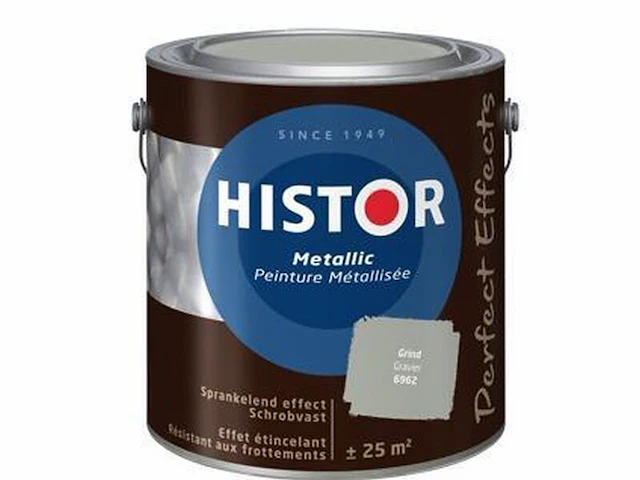 2x perfect effects muurverf metallic 2,5 liter, histor, grind - afbeelding 2 van  2