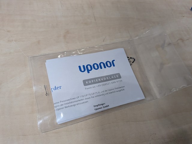 2x persbek met afbraamgereedschap, uponor u32, novopress th40 - afbeelding 7 van  7