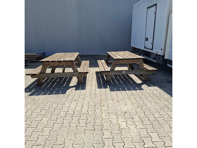 2x picknicktafel - afbeelding 1 van  9