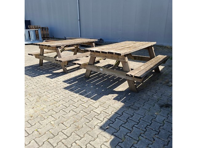 2x picknicktafel - afbeelding 2 van  9