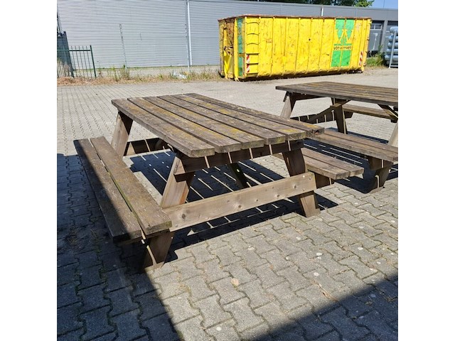 2x picknicktafel - afbeelding 4 van  9