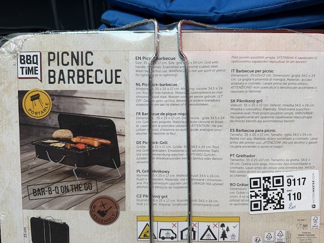 2x picnic barbecue - afbeelding 4 van  4