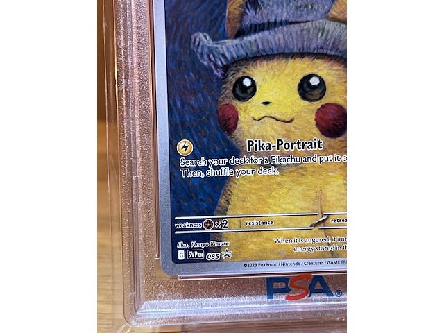 2x pikachu with grey felt hat 085 van gogh psa 10 - pokémon - afbeelding 7 van  24