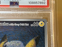 2x pikachu with grey felt hat 085 van gogh psa 10 - pokémon - afbeelding 8 van  24