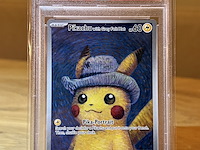 2x pikachu with grey felt hat 085 van gogh psa 10 - pokémon - afbeelding 15 van  24