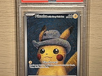 2x pikachu with grey felt hat 085 van gogh psa 10 - pokémon - afbeelding 18 van  24