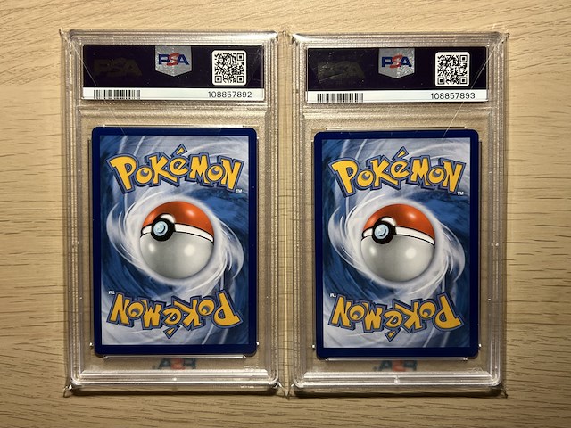 2x pikachu with grey felt hat 085 van gogh psa 10 - pokémon - afbeelding 21 van  24