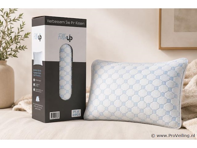 2x pillow up traagschuimkussen - 40x60cm - afbeelding 1 van  1