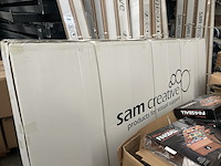 2x pinboard pro grey 120x240 cm sam creative, pbpsg120240 - afbeelding 1 van  4