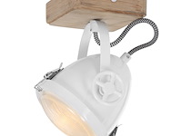 2x plafond of wand spot michelle mexlite, 1703w, wit, licht bruin, bouwjaar 2025, nieuw in doos - afbeelding 7 van  7