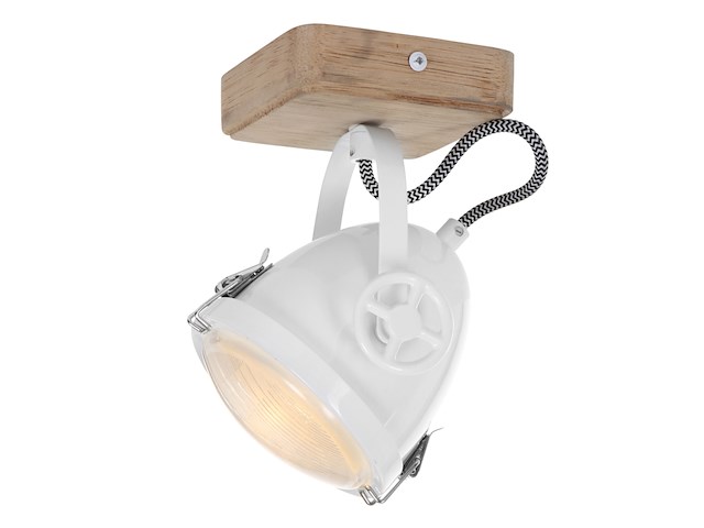 2x plafond of wand spot michelle mexlite, 1703w, wit, licht bruin, bouwjaar 2025, nieuw in doos - afbeelding 7 van  7