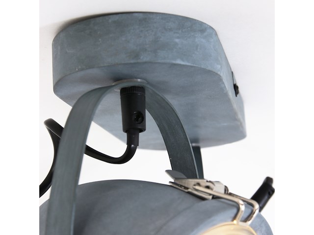 2x plafondspot paco, mexlite, 1312gr, grijs, nieuw in doos - afbeelding 7 van  7