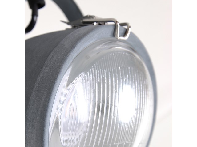 2x plafondspot paco mexlite, 1312gr, grijs, nieuw in doos - afbeelding 5 van  7