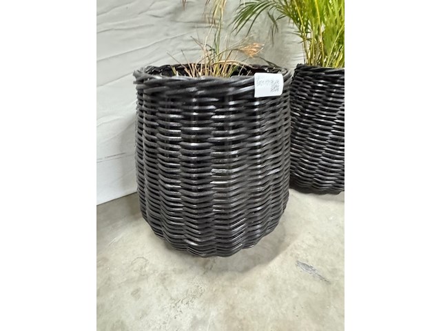 2x plantenbak, zwart - afbeelding 4 van  4