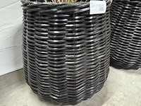 2x plantenbak, zwart - afbeelding 4 van  4