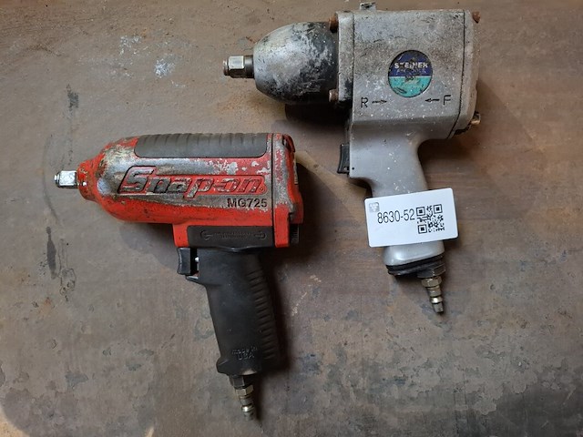 2x pneumatische slagmoeraanzetter, o.a. snap-on - afbeelding 1 van  3