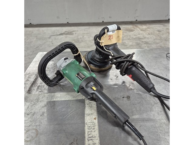 2x poetsmachine, hitachi / eenzet, sp 18va / polish master - afbeelding 1 van  14