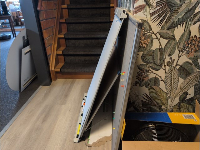 2x prikbord met flipover - afbeelding 3 van  3