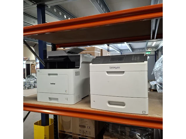 2x printer, brother en lexmark, dcp-l8410cdw en ms810de - afbeelding 1 van  16