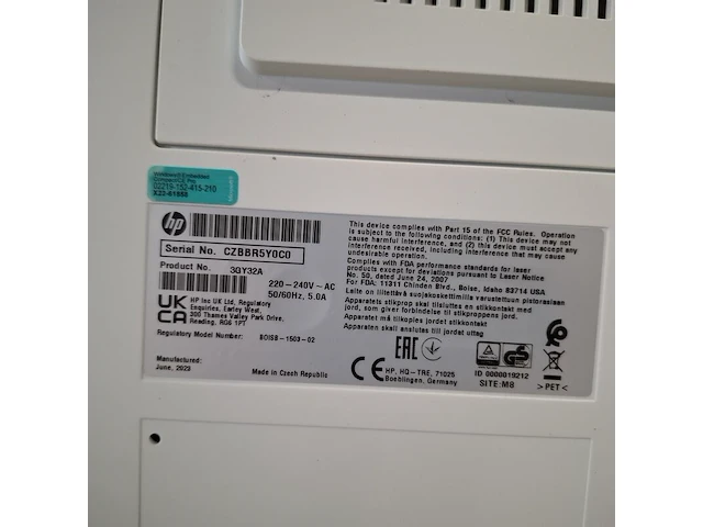 2x printers, hp, mfp e67660 - afbeelding 13 van  23