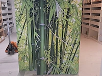 2x privacy scherm, bamboe-print