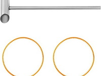 2x professionele horeca suikerspinmachine | incl. spatscherm cover | ø 52cm | nl handleiding gastrologix., roze - afbeelding 3 van  9