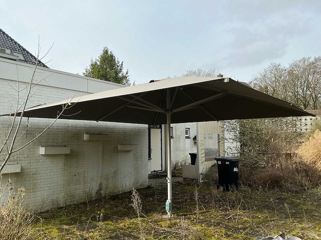 2x professionele horecaparasol solero inclusief beschermhoezen - afbeelding 1 van  11