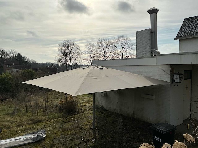 2x professionele horecaparasol solero inclusief beschermhoezen - afbeelding 4 van  11