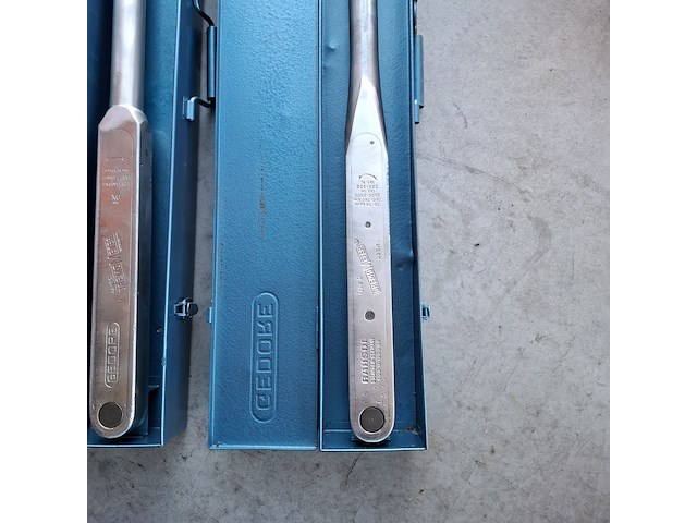 2x professionele momentsleutel (140-760 nm), gedore , dremometer d , grijs / chroom - afbeelding 4 van  6