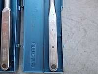 2x professionele momentsleutel (140-760 nm), gedore , dremometer d , grijs / chroom - afbeelding 4 van  6